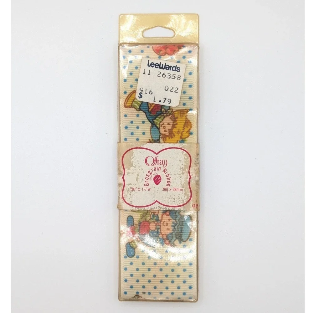 Strawberry Shortcake Vintage Offray Grosgrain Ribbon 1.5